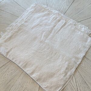 Vintage Classic White Linen Napkin set of 9